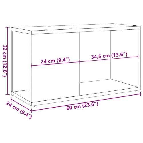 TV ormarić staro drvo 60x24x32 cm konstruirano drvo - Staro drvo 60 x 24 x 32 cm 1 Cijena