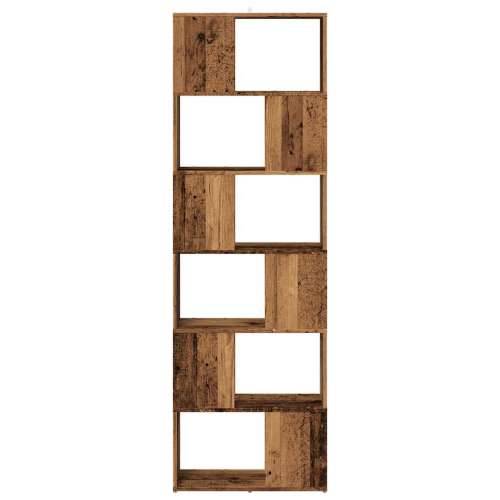 Ormarić za knjige/Paravan - Sobna pregrada staro drvo 60x24x186 cm - Staro drvo 1 60 x 24 x 186 cm Cijena