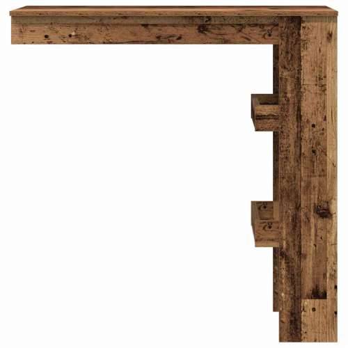 Zidni barski stol staro drvo 102x45x103,5 cm konstruirano drvo - Staro drvo 1 Cijena