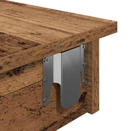 Zidni barski stol staro drvo 102x45x103,5 cm konstruirano drvo - Staro drvo 1 Cijena