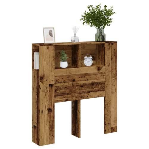 Uzglavni ormarić staro drvo 100x19x104,5 cm konstruirano drvo - Staro drvo 1 Cijena
