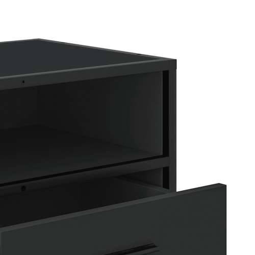 TV ormarić crni 100x34,5x40 cm Konstruirano drvo i metal - Crna 1 100 cm Cijena