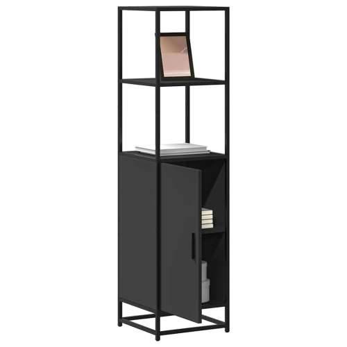 Visoka ploča crna 35,5x35x139 cm Konstruirano drvo i metal - Crna 1 Cijena
