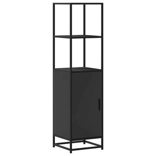 Visoka ploča crna 35,5x35x139 cm Konstruirano drvo i metal - Crna 1 Cijena