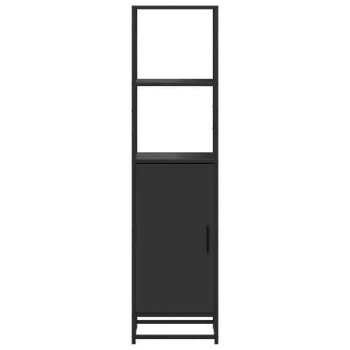 Visoka ploča crna 35,5x35x139 cm Konstruirano drvo i metal - Crna 1 Cijena