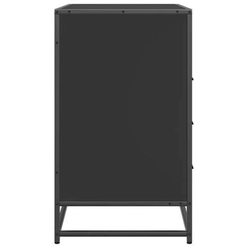 Ormar s ladicama crni 70x41x70 cm izrađeno drvo - Crna 1 Cijena