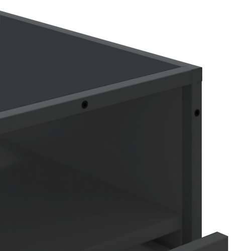 Ormar s ladicama crni 70x41x70 cm izrađeno drvo - Crna 1 Cijena