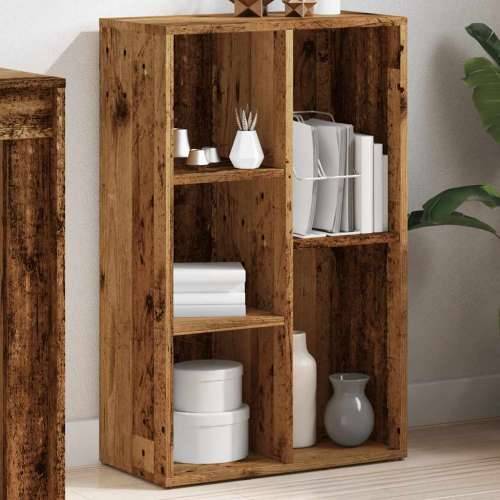 Ormarić za knjige staro drvo 50x25x80 cm konstruirano drvo - Staro drvo 1 Cijena