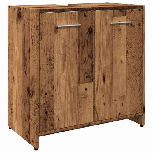 Kupaonski ormarić za Lavabo - Umivaonik staro drvo 60x33x60 cm - Staro drvo 1 Cijena