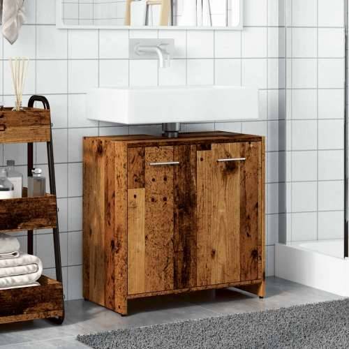 Kupaonski ormarić za Lavabo - Umivaonik staro drvo 60x33x60 cm - Staro drvo 1 Cijena