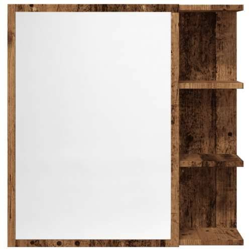 Kupaonski ormarić s ogledalom staro drvo 62,5x20,5x64 cm - Staro drvo 1 Cijena