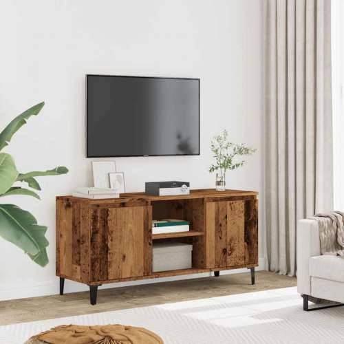 TV ormarić staro drvo 102x35x50 cm konstruirano drvo - Staro drvo 1 Cijena