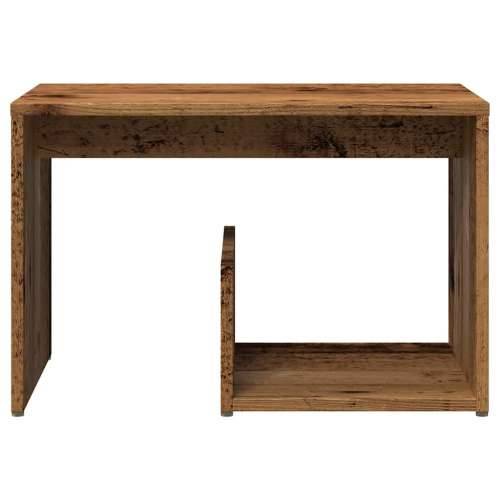 Pomoćni stol staro drvo 59x36x38 cm konstruirano drvo - Staro drvo 1 Cijena
