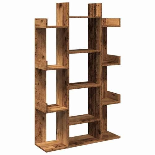 Ormarić za knjige staro drvo 86x25,5x140 cm konstruirano drvo - Staro drvo 1 86 cm Cijena