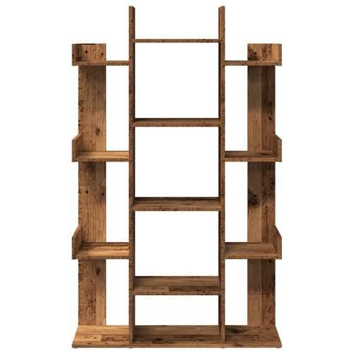 Ormarić za knjige staro drvo 86x25,5x140 cm konstruirano drvo - Staro drvo 1 86 cm Cijena