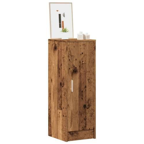 Ormarić za cipele staro drvo 32x35x92 cm konstruirano drvo - Staro drvo 31.5 x 35 x 92 cm 1 shoe cabinet with door Cijena