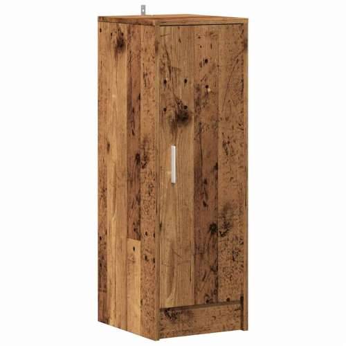 Ormarić za cipele staro drvo 32x35x92 cm konstruirano drvo - Staro drvo 31.5 x 35 x 92 cm 1 shoe cabinet with door Cijena