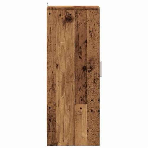 Ormarić za cipele staro drvo 32x35x92 cm konstruirano drvo - Staro drvo 31.5 x 35 x 92 cm 1 shoe cabinet with door Cijena