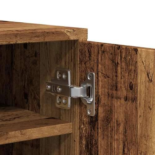 Ormarić za cipele staro drvo 32x35x92 cm konstruirano drvo - Staro drvo 31.5 x 35 x 92 cm 1 shoe cabinet with door Cijena