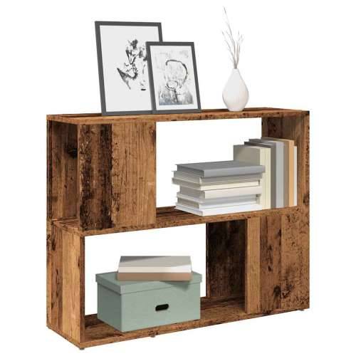 Ormarić za knjige/Paravan - Sobna pregrada staro drvo 80x24x63 cm - Staro drvo 1 80 x 24 x 63 cm Cijena