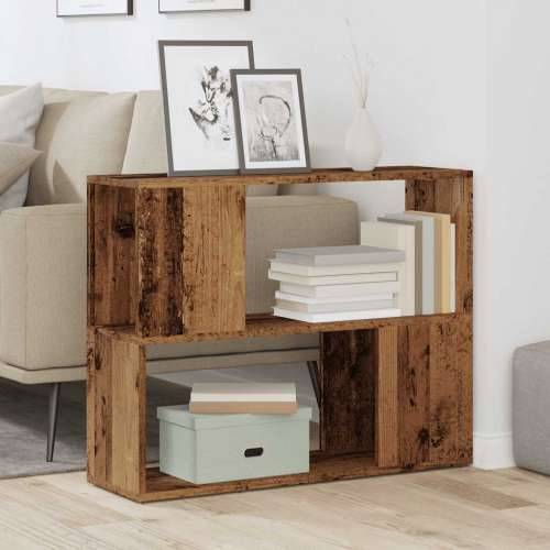 Ormarić za knjige/Paravan - Sobna pregrada staro drvo 80x24x63 cm - Staro drvo 1 80 x 24 x 63 cm Cijena