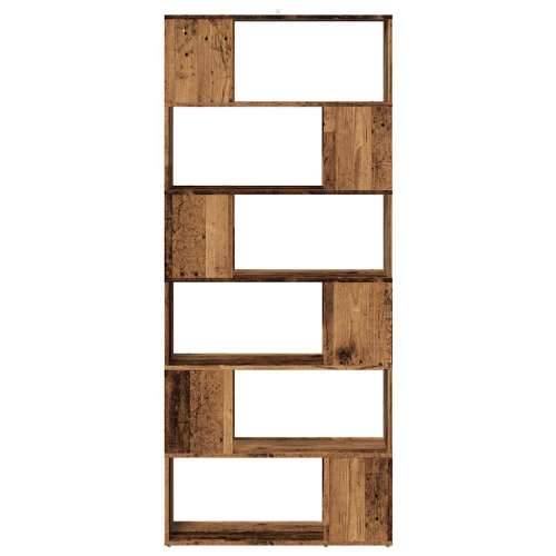 Ormar za knjige/Paravan - Sobna pregrada staro drvo 80x24x186 cm - Staro drvo 80 x 24 x 186 cm 1 Cijena