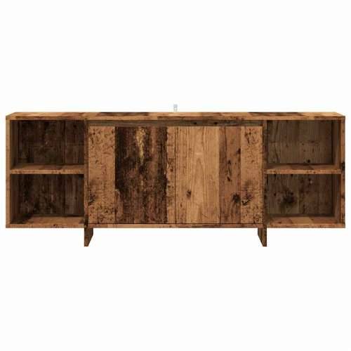 TV ormarić staro drvo 130x35x50 cm konstruirano drvo - Staro drvo 1 Cijena