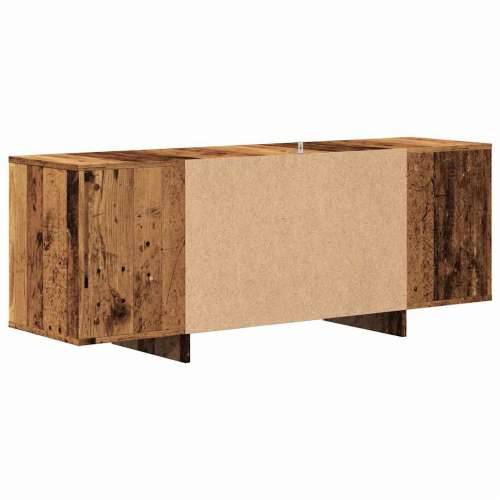 TV ormarić staro drvo 130x35x50 cm konstruirano drvo - Staro drvo 1 Cijena