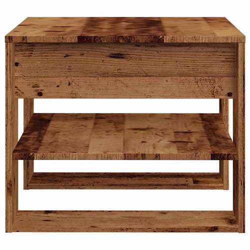 Stol za kavu staro drvo 55,5x55x45 cm konstruirano drvo - Staro drvo 1 Cijena