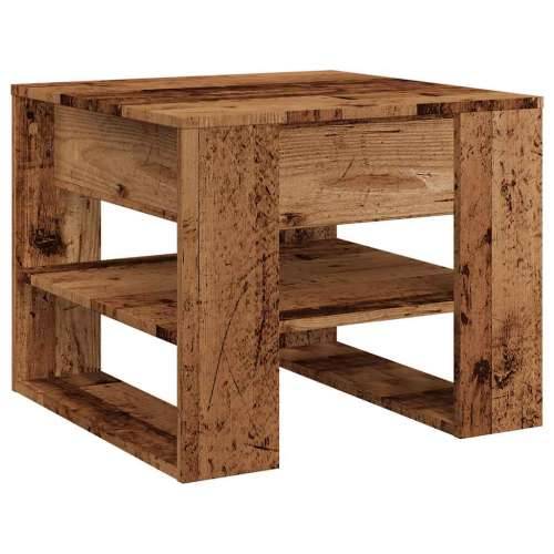 Stol za kavu staro drvo 55,5x55x45 cm konstruirano drvo - Staro drvo 1 Cijena