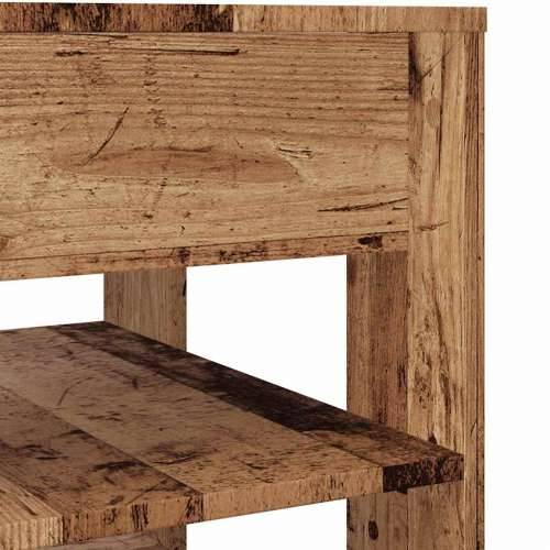 Stol za kavu staro drvo 55,5x55x45 cm konstruirano drvo - Staro drvo 1 Cijena