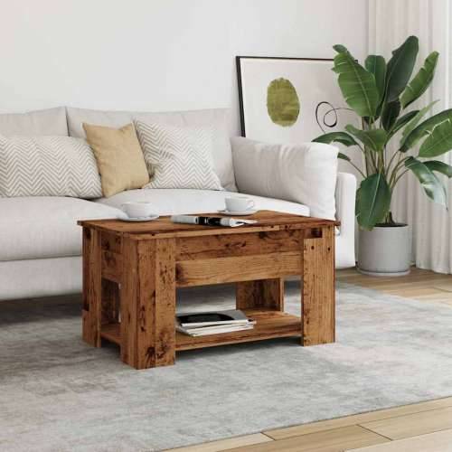Stol za kavu Staro drvo 79x49x41 cm Konstruirano drvo - Staro drvo 79 x 49 x 42.5 cm 1 Cijena