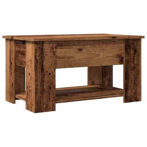 Stol za kavu Staro drvo 79x49x41 cm Konstruirano drvo - Staro drvo 79 x 49 x 42.5 cm 1 Cijena