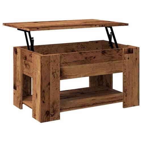 Stol za kavu Staro drvo 79x49x41 cm Konstruirano drvo - Staro drvo 79 x 49 x 42.5 cm 1 Cijena