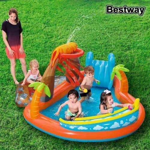 Bazen na napuhavanje C/C. PISCINA 2.65X2.65X1.04M HINCHABLE Bestway Pisana 265 x 265 x 104 cm Cijena