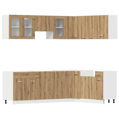 11-dijelni set kuhinjskih ormarića Artisan hrast - artisian oak 1 bez radne ploče Cijena