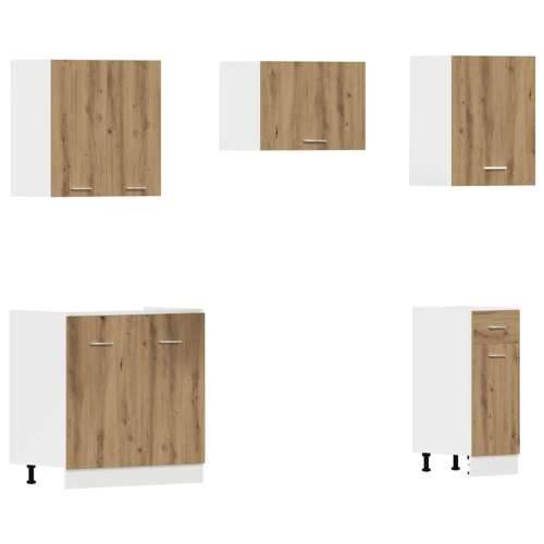 11-dijelni set kuhinjskih ormarića Artisan hrast - artisian oak 1 bez radne ploče Cijena