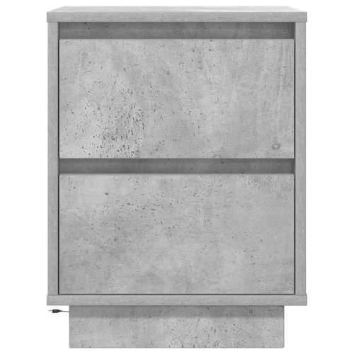 Noćni ormarići s LED svjetlima 2 kom boja betona 38x34x50 cm - Beton siva 2 50 cm Cijena