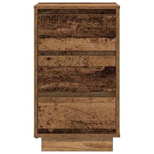 Noćni ormarić s LED svjetlima boja drva 38x34x65 cm - Staro drvo 1 65 cm Cijena