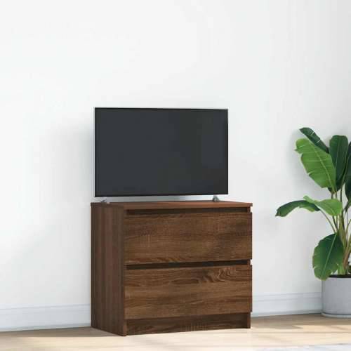 TV ormarić smeđa boja hrasta 60x35x54 cm konstruirano drvo - Smeđi hrast 1 60 cm Cijena