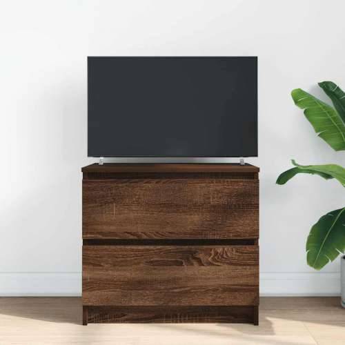 TV ormarić smeđa boja hrasta 60x35x54 cm konstruirano drvo - Smeđi hrast 1 60 cm Cijena