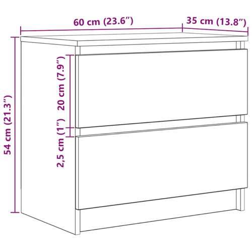 TV ormarić boja artisian hrast 60x35x54 cm konstruirano drvo - hrast artisan 1 60 cm Cijena