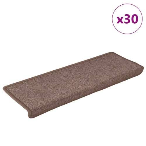 Otirači za stepenice 30 kom 65x21x4 cm smeđi - Smeđa 65 x 21 x 4 cm 30 Cijena