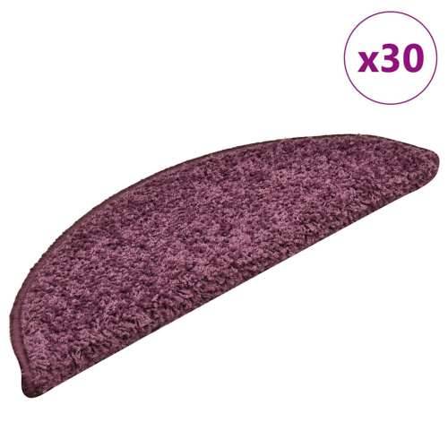 Otirači za stepenice 30 kom tamnoljubičasti 56x17x3 cm - tamnoljubičasta 56 x 17 x 3 cm 30 Cijena