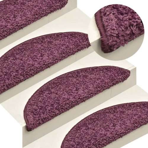 Otirači za stepenice 30 kom tamnoljubičasti 56x17x3 cm - tamnoljubičasta 56 x 17 x 3 cm 30 Cijena