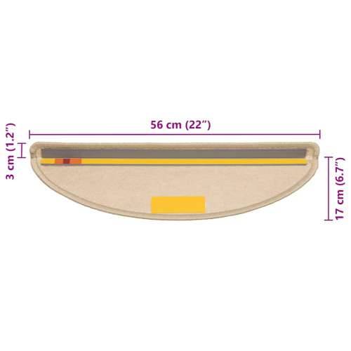 Ljepljivi tepisi za stepenice 30 kom 56x17x3 cm tamnobež - Tamnobež 56 x 17 x 3 cm 30 Cijena