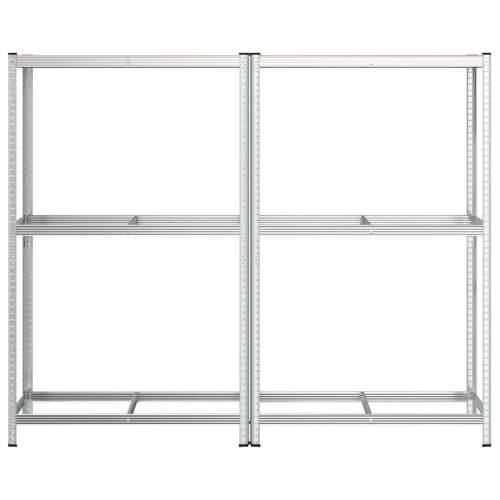 2-slojne police za gume 2 kom srebrne 110x40x180 cm čelik - 110 x 40 x 180 cm 2 1 Cijena