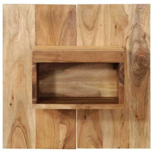 Noćni ormarić 50x27x50 cm puno drvo bagrem - 50x27x50 cm 2 Masivno bagremovo drvo Cijena