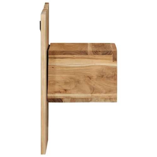 Noćni ormarić 50x27x50 cm puno drvo bagrem - 50x27x50 cm 2 Masivno bagremovo drvo Cijena