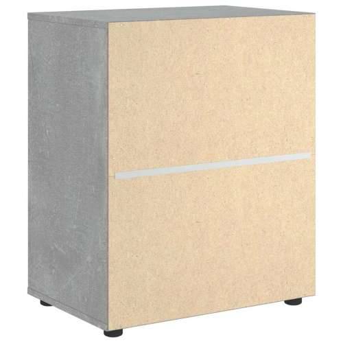 Komoda VISNES beton siva 60x40x73 cm konstruirano drvo - Beton siva 1 Cijena
